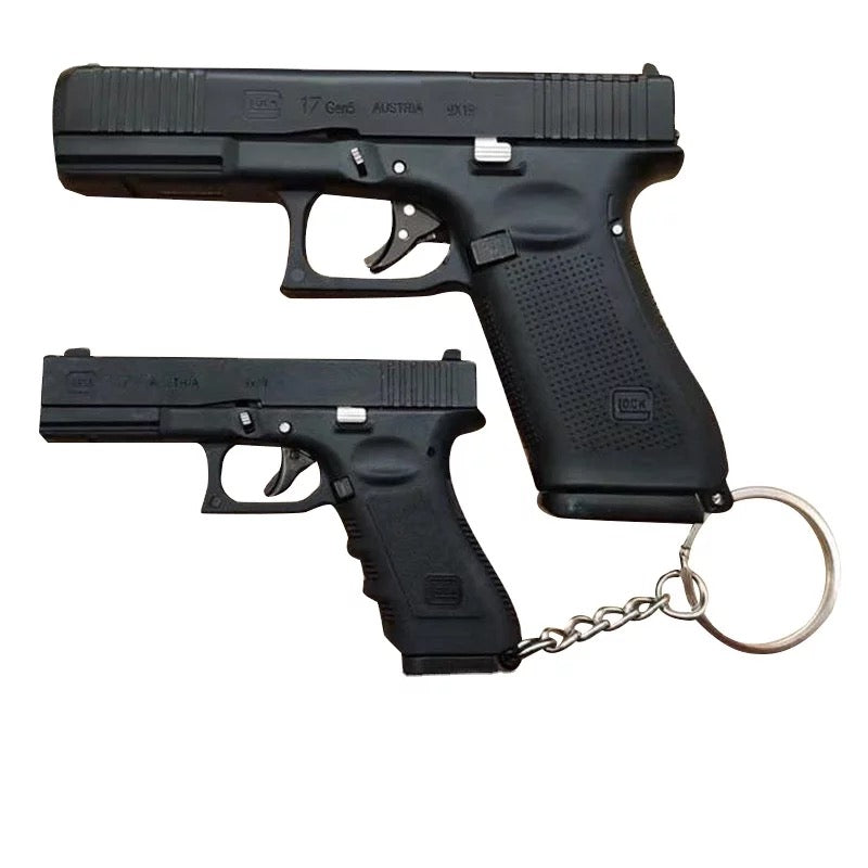 mini glock 17 brand keychain with ejecting shells